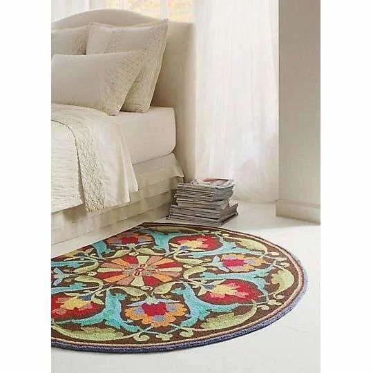 Company C Porcelain 18700 Mocha 5& x 8& Area Rug