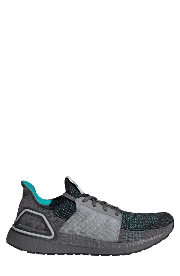 ADIDAS Men's UltraBOOST 19 Running Shoes - Grey, Size 9.5