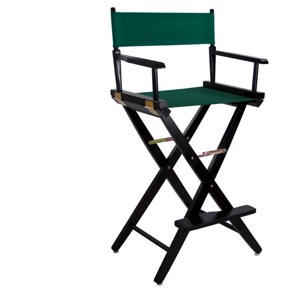 Flora Home Extra Wide Directors Chair Black Frame Evergreen Green