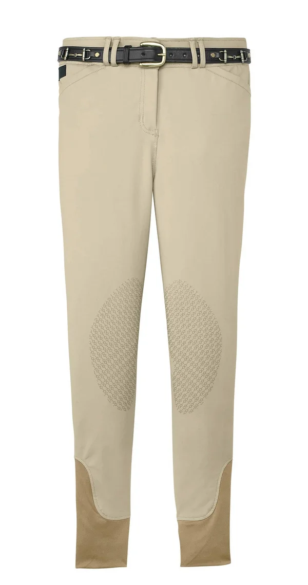 Dover Saddlery Women's Dalton Knee-Patch Breech, Tan