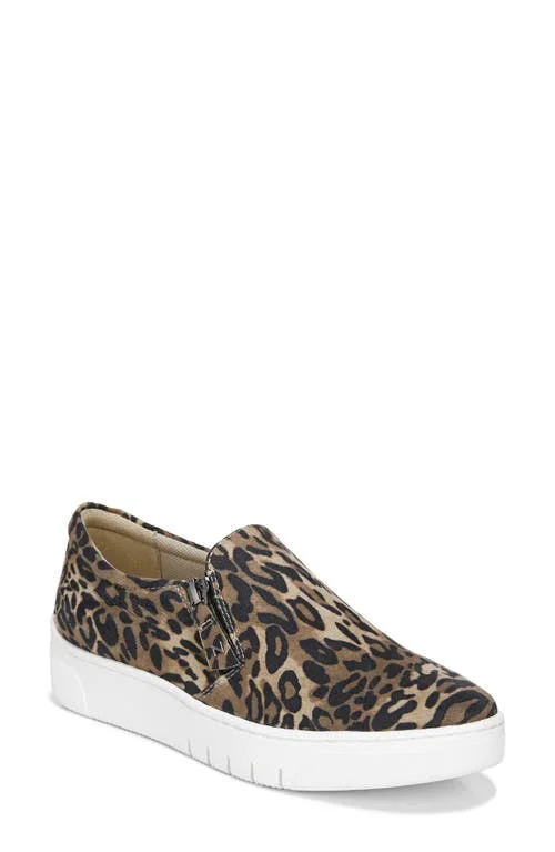 Naturalizer Hawthorn Platform Sneaker, Size 8.5 in Cheetah Print Fabric at Nordstrom