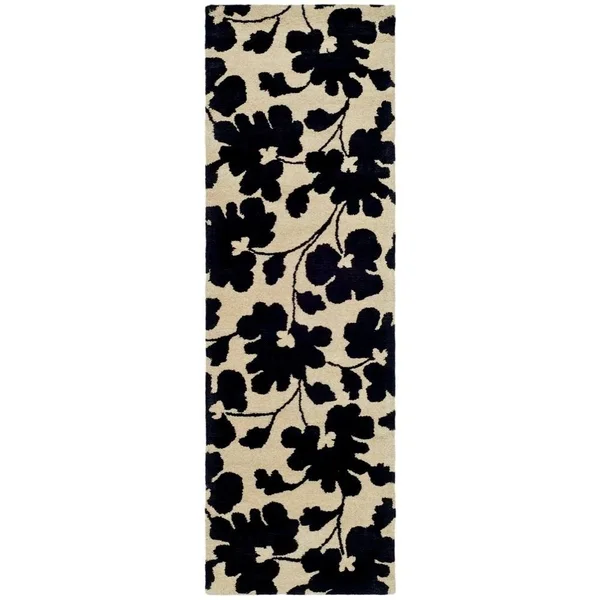 Safavieh Soho SOH419A Area Rug - Beige/Black - Size: 2 x 3 ft.