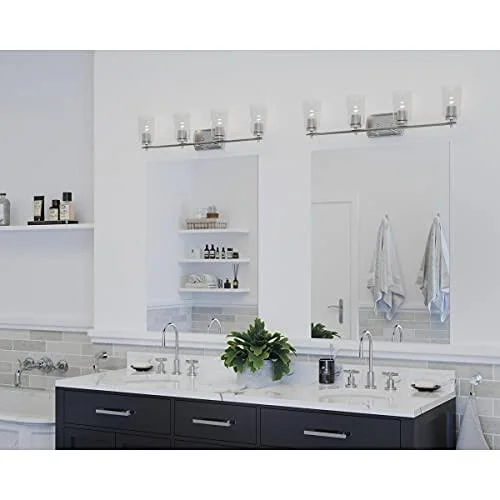Progress Lighting Adley Bath & Vanity Brushed Nickel 4 Light