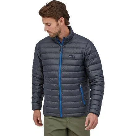Patagonia Down Sweater Jacket - Men's Smolder Blue/Andes Blue - Xs