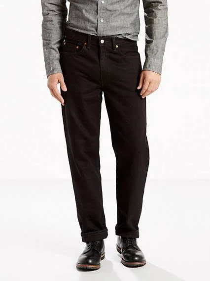 Levi&s Big & Tall Big Tall 550 Relaxed Fit Men's Jeans Black : 56 34