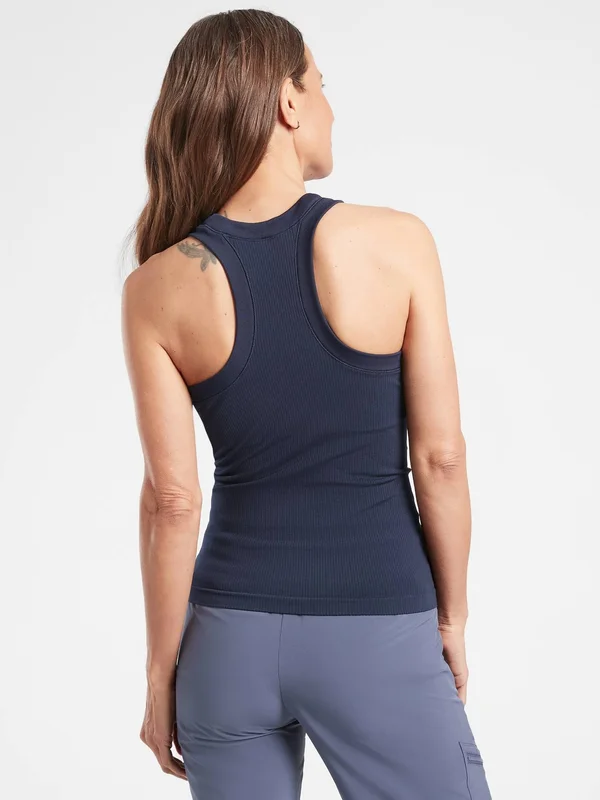 Athleta Women's Renew Racerback Tank Navy Size XL