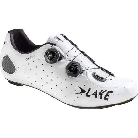Lake CX332 Wide Cycling Shoe - Men's White - 47.0
