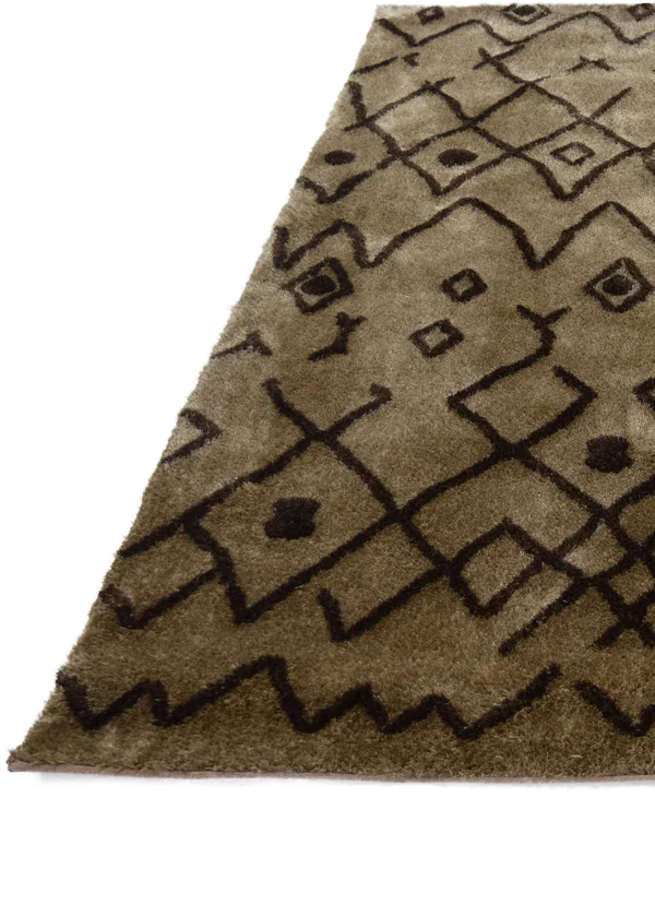 Dalyn 5&0x22 x 7&6x22 Mocha Pesario PE5 Area Rug