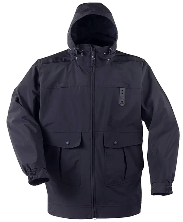Propper Defender Gamma Long Rain Duty Jacket (Black)
