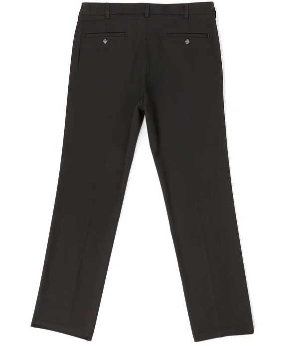 Roundtree Yorke TravelSmart CoreComfort Flat-Front Straight Fit Chino Pants - 38 30
