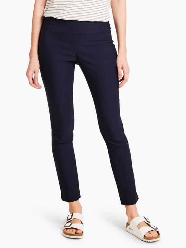 Nic+Zoe Women's Slim Wonderstretch Pant Dark Indigo Size 8, Dark Blue