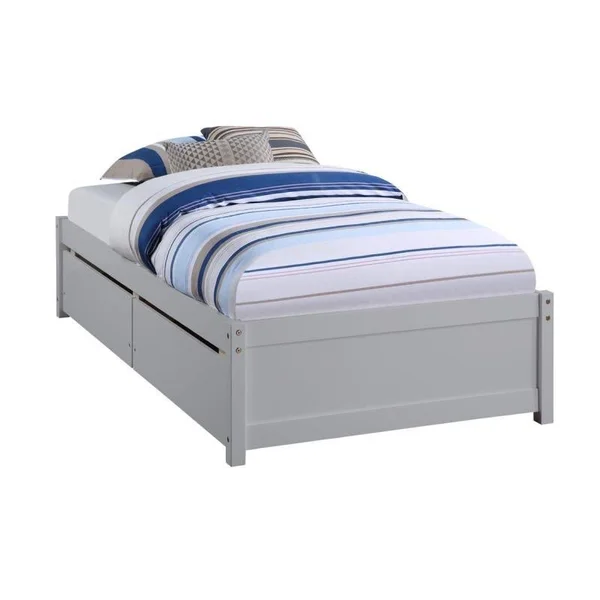 Gestel Twin 2 Drawer Solid Wood Daybed - Grey
