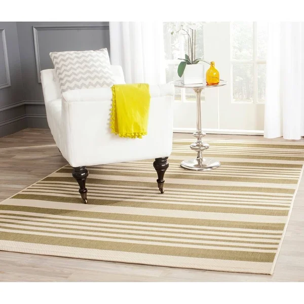 Safavieh Area Rug, Courtyard, Grey, Bone, 2& 0x22 x 3& 7x22