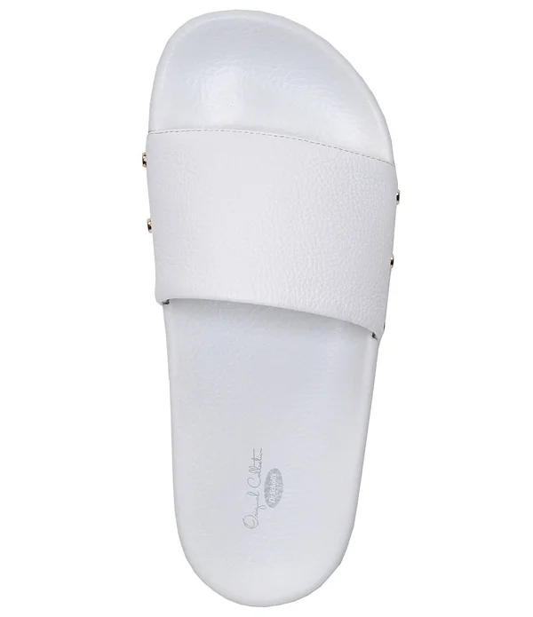 Dr. Scholl&s Original Collection Women's Pisces Slide, Size: 8, White Leather