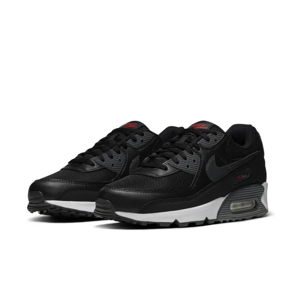 Nike Men's Air Max 90 Casual Shoes in Black/Black Size 8.0, Leather