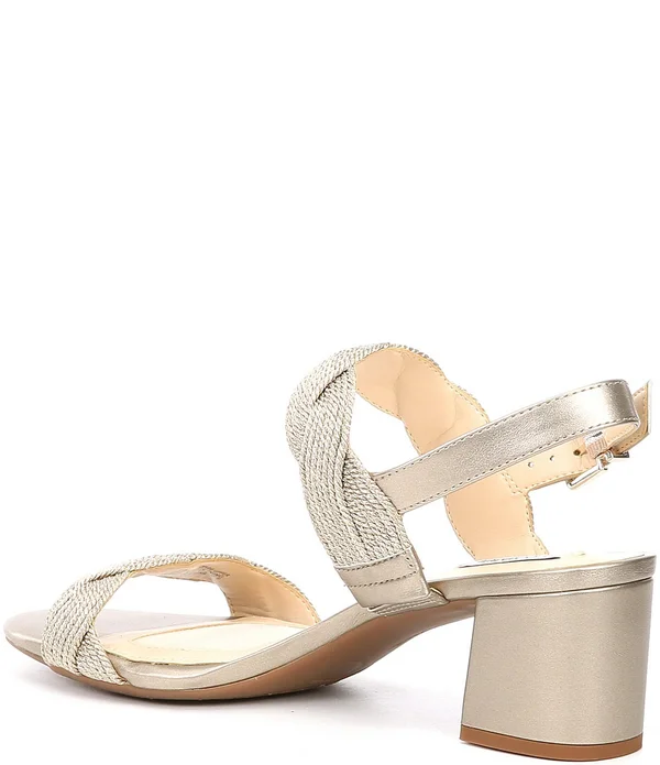 Alex Marie Devah Braided Rope Block Heel Sandals - 7M