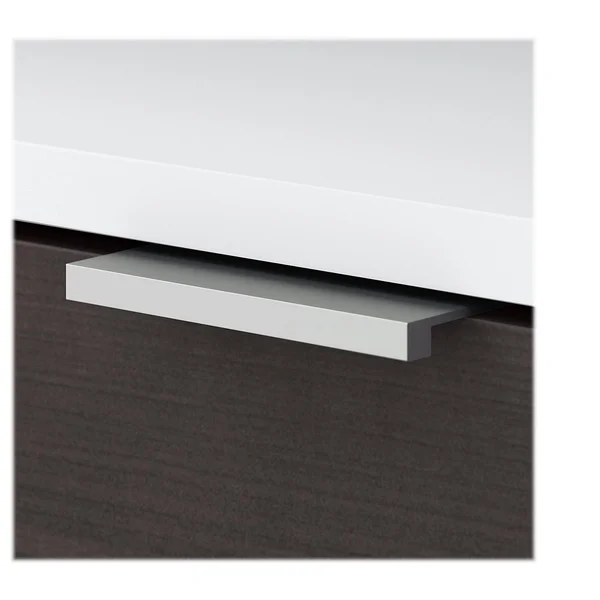 BBF Bush Business Furniture Jamestown 60W L Shaped Desk with Drawers