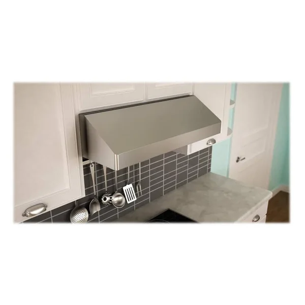 Zephyr Essentials Power Gust Pro-Style AK7136AS290 35.9x22 Convertible Hood - 290 CFM - Stainless Steel