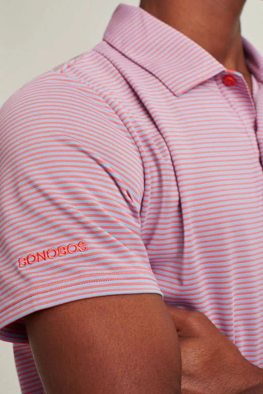 Bonobos The Performance Golf Polo - Red - Polo Shirts