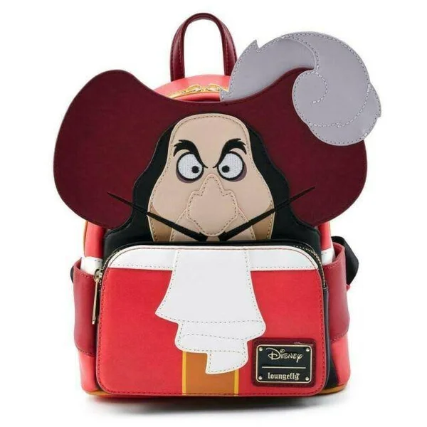 Loungefly x Disney Ariel Flounder Sebastian AOP Mini Backpack