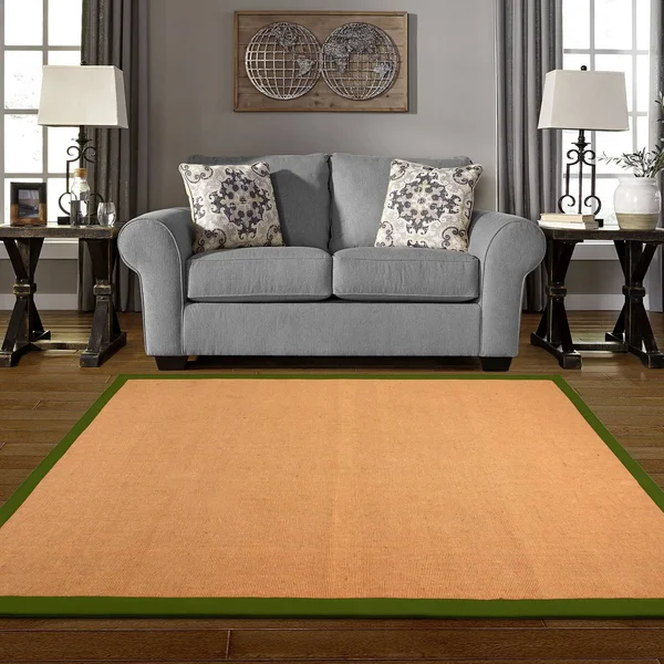 Superior Natural Classic Collection Hand Woven Jute Rug