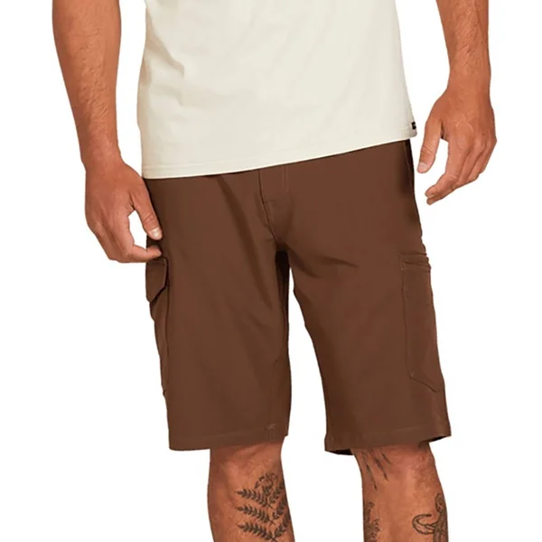 Volcom Surf N& Turf Dry Cargo Hybrid Shorts - Vintage Brown - Vintage Brown, 29