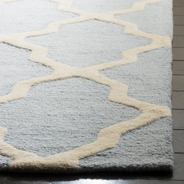 Safavieh Cambridge Rug CAM121 Light Blue - Ivory, 4& x 6&