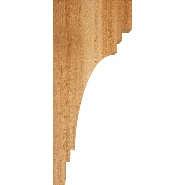 6x22W x 10x22D x 18x22H Pescadero Rough Sawn Corbel - Western Red Cedar