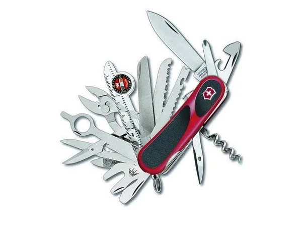 Victorinox Evogrip S54 Swiss Army Knife Red & Black 2.5in.