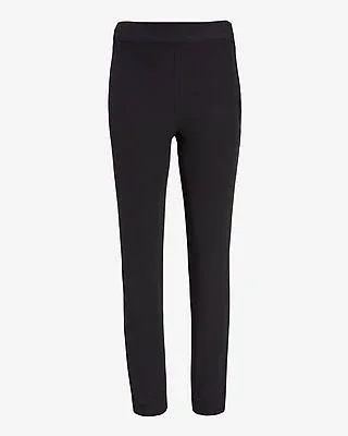 High Waisted Supersoft Twill Skinny Pant Brown Women's M