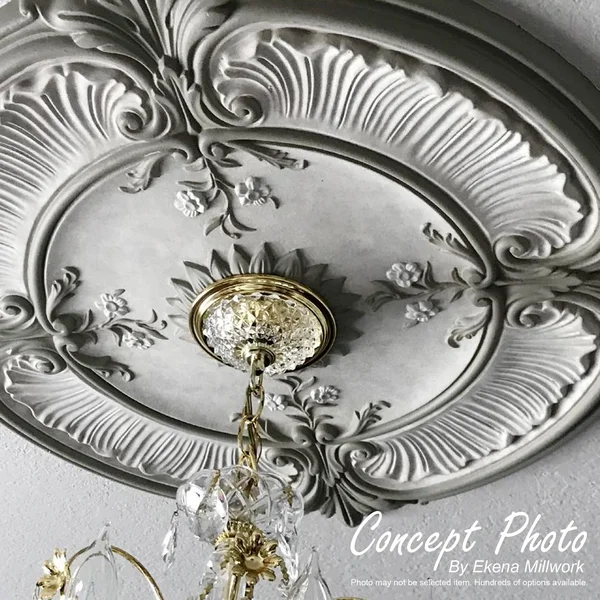 29 7/8x22OD x 1 3/8x22P Fairfax Ceiling Medallion - Hand-Painted Night Shade