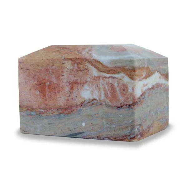 Marble Box Cremation Urn - Extra Large 250 Pounds - Rosemary Pink Rosemary, Size: XL