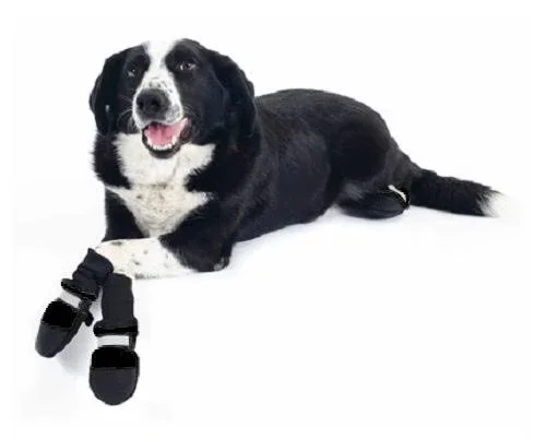 Muttluks All-Weather Dog Boots - Black - Large