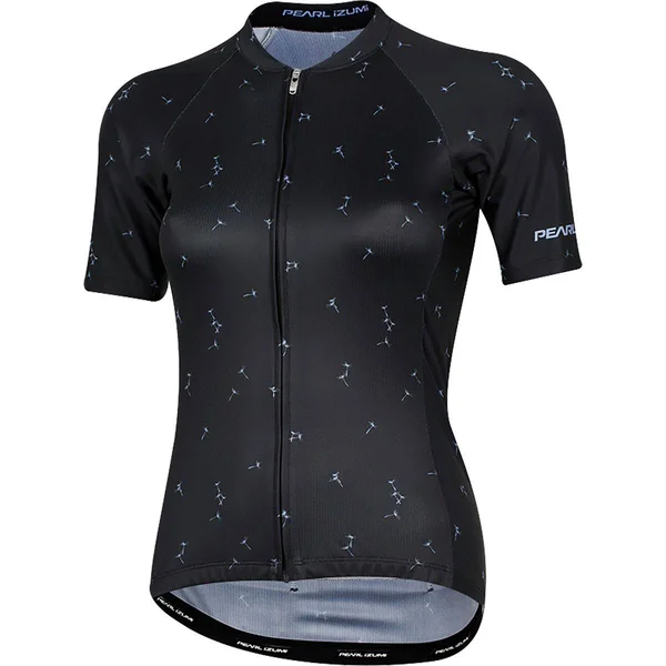 PEARL iZUMi Women's Elite Pursuit Graphic Bike Jersey Black/Lavender Wish XS