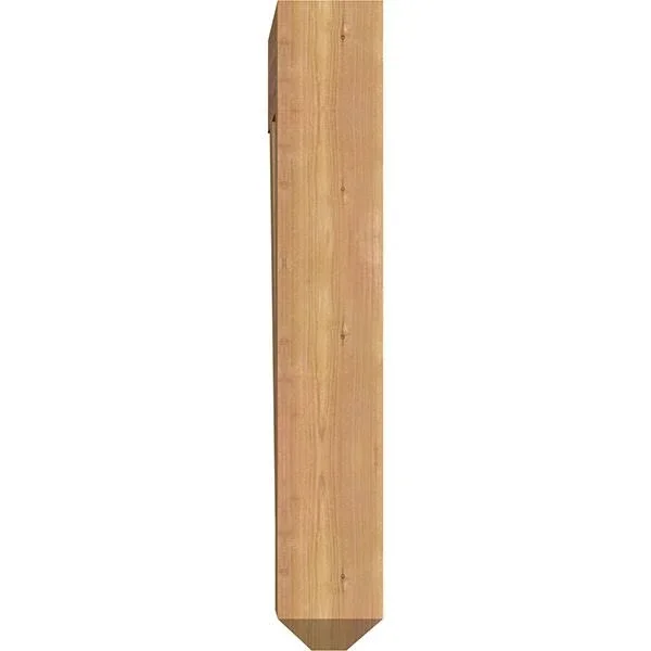 Ekena Millwork BKT06X26X34THR04SWR 5 1/2x22W x 26x22D x 34x22H Thorton Craftsman Smooth BRACKET, Western Red Cedar
