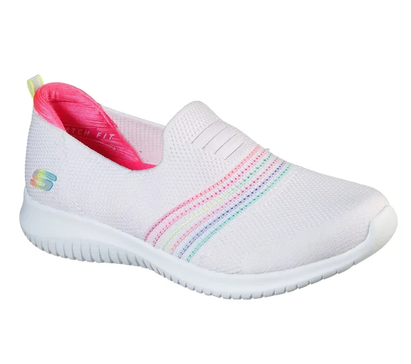 Skechers Sport Ultra Flex-Serene Aura 7.5 Women's White