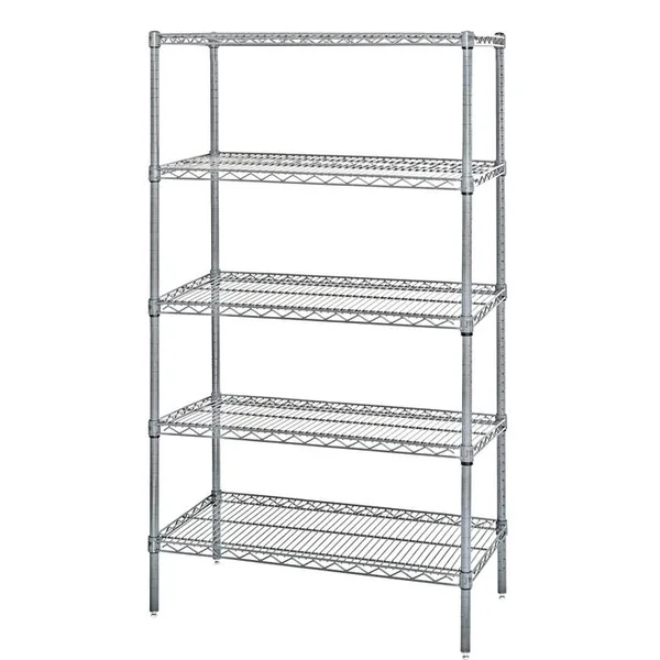 Quantum WR86-1236S-5 Stainless Steel Wire Shelving Unit