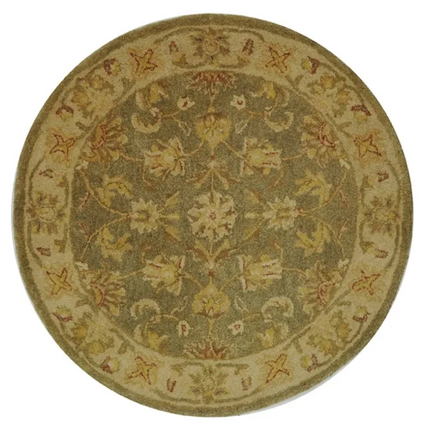 Safavieh AT313A Antiquity Area Rug - Green, Gold: 5-ft x 8-ft
