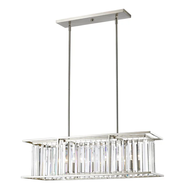 Z-Lite 439-40BN Brushed Nickel Monarch 6 Light Pendant