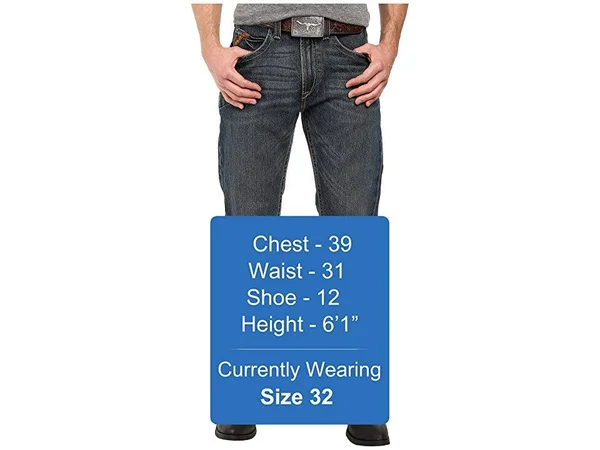 Ariat Rebar Jeans: Men's 10016222 Ironside M5 Slim Fit Straight Leg Jeans
