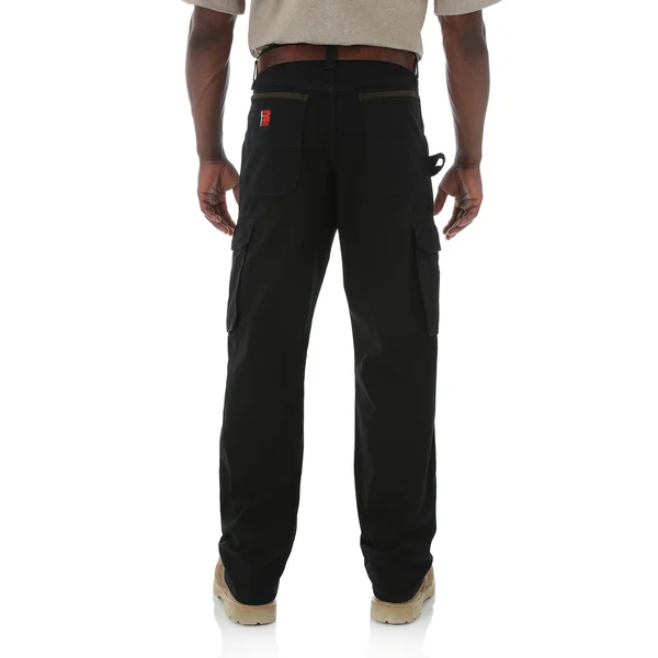 Wrangler Men's Riggs Workwear Ripstop Ranger Pant Black, 48x34