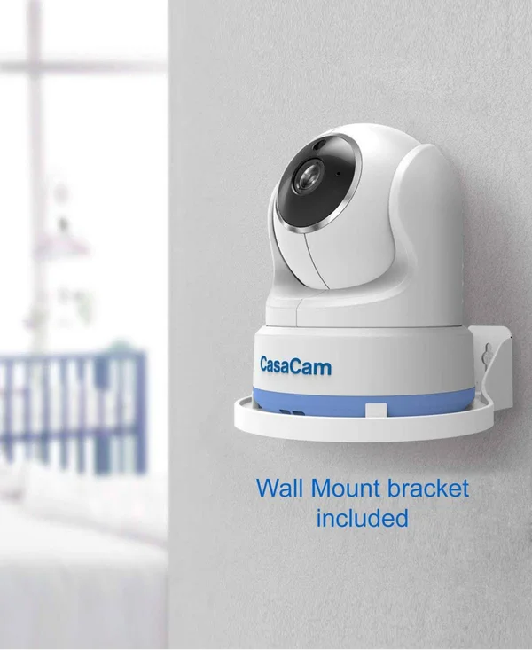 CasaCam BM200 Video Baby Monitor with 5x22 Touchscreen and HD Pan & Tilt Camera, Two Way Audio, lullabies, Nightlight, Autom