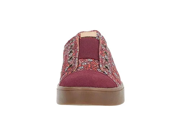 Spenco Orthotic Slip-On Shoes - Malibu Floral, Size 6 Medium, Port