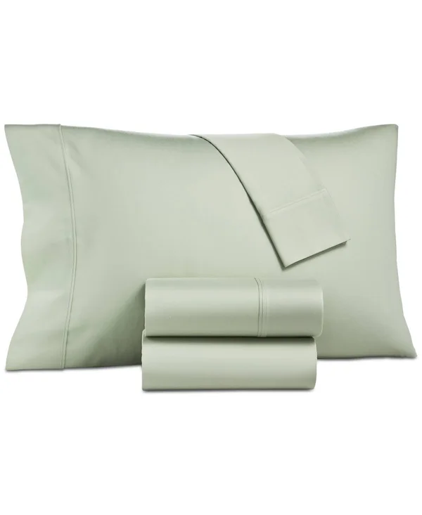 AQ Textiles Camden Sateen 1250 Thread Count 4 pc. Sheet Set, California King - Green
