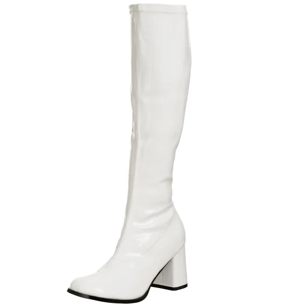 Funtasma Women's Gogo 300, White Stretch Patet, Size: 11