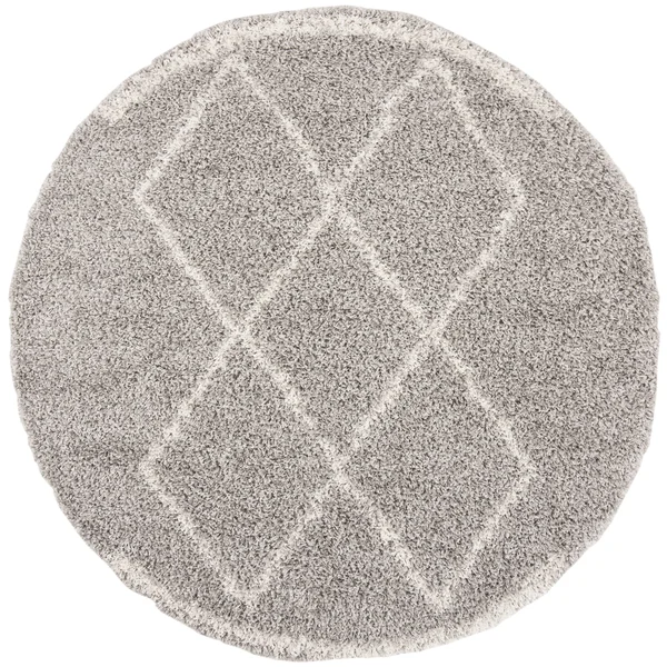 Safavieh Pro Lux Shag PLX435F 5&0x22 x 8&0x22 Grey - Cream Area Rug