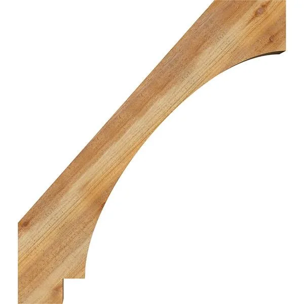 6x22W x 30x22D x 34x22H Imperial Rough Sawn Brace, Western Red Cedar
