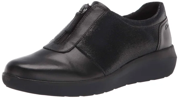 Clarks Kayleigh Sail Women's Shoe (Black - Size 6.5 - Leather)