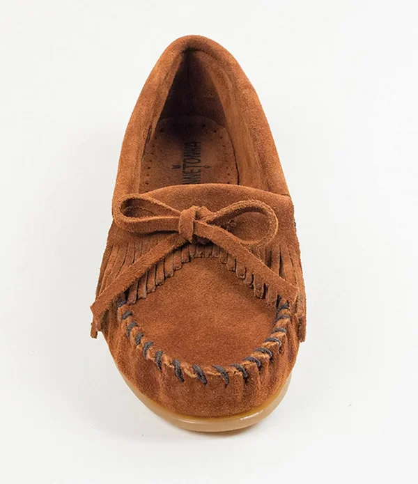 Minnetonka Kilty Moc 10 Women's Taupe
