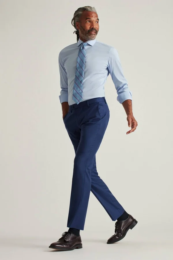 Bonobos Premium Italian Suit Pant - Blue - Casual Pants